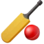 Cricket Game emoji on iPhone