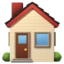 House emoji, Apple design