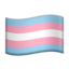 Transgender Flag emoji PNG