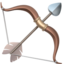 Bow and Arrow emoji PNG