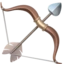 Bow and Arrow emoji on iPhone