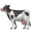 Cow emoji, Apple design