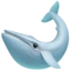 Whale emoji on iPhone