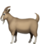 Download Goat emoji, Apple style