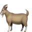 Goat emoji, Apple design