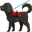 Download Service Dog emoji, Apple style