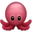 Octopus emoji, Apple design