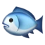 Fish emoji on iPhone