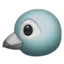 Bird emoji on iPhone
