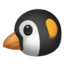 Penguin emoji on iPhone