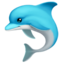 Dolphin emoji, Apple design