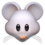Mouse Face emoji, Apple design