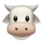Cow Face emoji on iPhone