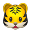 Tiger Face emoji, Apple design