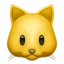 Cat Face emoji on iPhone
