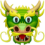 Download Dragon Face emoji, Apple style