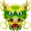 Dragon Face emoji, Apple design