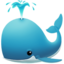 Spouting Whale emoji, Apple design