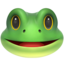 Frog emoji, Apple design