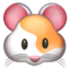Hamster emoji, Apple design