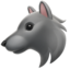 Wolf emoji, Apple design