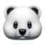 Polar Bear emoji on iPhone