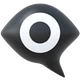 Eye in Speech Bubble emoji, Apple design