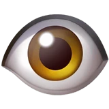 Eye emoji on iPhone