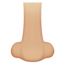 Nose, Medium-light skin tone
