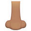 Nose, Medium skin tone