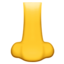 Nose emoji, Apple design