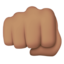 Oncoming Fist, Medium skin tone
