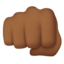Oncoming Fist, Medium-dark skin tone