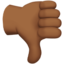 Thumbs Down, Medium-dark skin tone