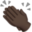 Clapping Hands, Dark skin tone