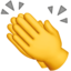 Clapping Hands emoji, Apple design