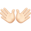 Open Hands, Light skin tone