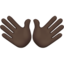 Open Hands, Dark skin tone