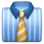 Necktie emoji on iPhone