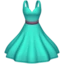 Dress emoji on iPhone