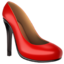 High-heeled Shoe emoji, Apple design