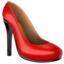 High-heeled Shoe emoji on iPhone