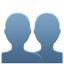 Busts in Silhouette emoji, Apple design
