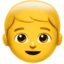 Boy emoji, Apple design