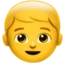 Boy emoji on iPhone