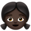 Girl, Dark skin tone