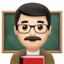 Man Teacher, Light skin tone