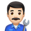 Man Mechanic, Light skin tone