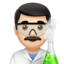 Man Scientist, Light skin tone