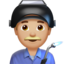 Man Factory Worker, Medium-light skin tone